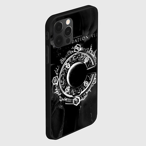 Чехол iPhone 12 Pro Max Civilization VII / 3D-Черный – фото 2