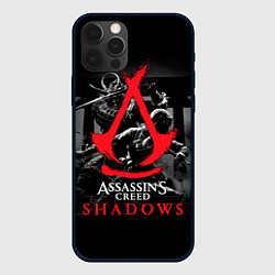 Чехол для iPhone 12 Pro Max Assassins Creed Shadows - samurai, цвет: 3D-черный