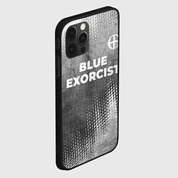 Чехол для iPhone 12 Pro Max Blue Exorcist - grey gradient посередине, цвет: 3D-черный — фото 2