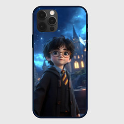 Чехол для iPhone 12 Pro Max Гарри Поттер в галстуке, цвет: 3D-черный