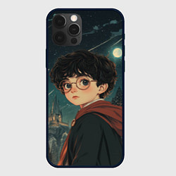 Чехол для iPhone 12 Pro Max Гарри Поттер и ночной город, цвет: 3D-черный