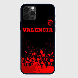 Чехол для iPhone 12 Pro Max Valencia - red gradient посередине, цвет: 3D-черный