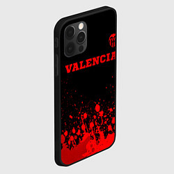 Чехол для iPhone 12 Pro Max Valencia - red gradient посередине, цвет: 3D-черный — фото 2