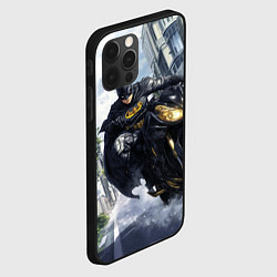 Чехол для iPhone 12 Pro Max Бэтмен на мотоцикле, цвет: 3D-черный — фото 2