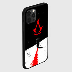 Чехол для iPhone 12 Pro Max Assassins creed shadows - самурай, цвет: 3D-черный — фото 2