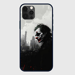 Чехол для iPhone 12 Pro Max Джокер черно-белый стиль, цвет: 3D-черный