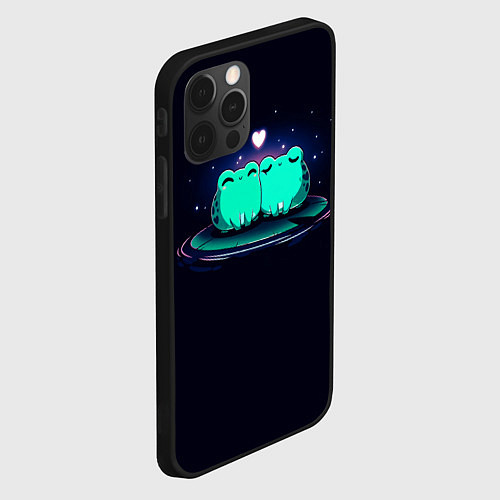 Чехол iPhone 12 Pro Max Жабья любовь / 3D-Черный – фото 2