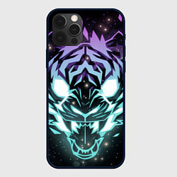 Чехол для iPhone 12 Pro Max Неоновый зверь, цвет: 3D-черный