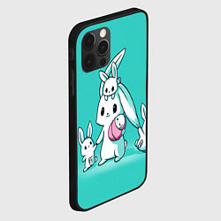 Чехол для iPhone 12 Pro Max Кролик мама, цвет: 3D-черный — фото 2