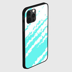 Чехол для iPhone 12 Pro Max The color is light blue and white, цвет: 3D-черный — фото 2
