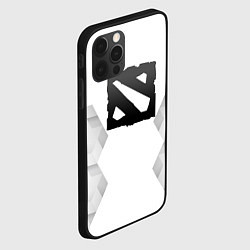 Чехол для iPhone 12 Pro Max Dota white poly, цвет: 3D-черный — фото 2