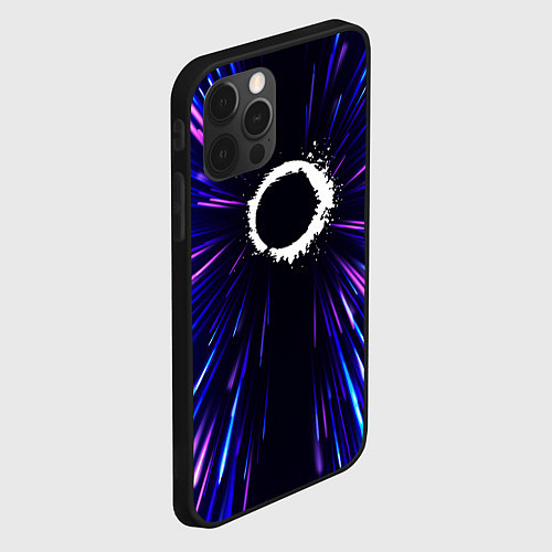 Чехол iPhone 12 Pro Max The Callisto Protocol neon energy / 3D-Черный – фото 2