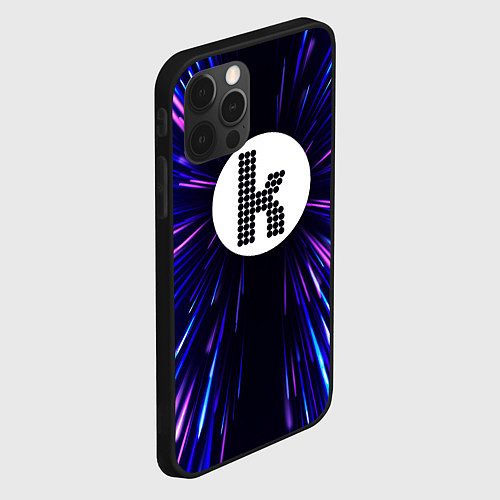 Чехол iPhone 12 Pro Max The Killers neon energy / 3D-Черный – фото 2