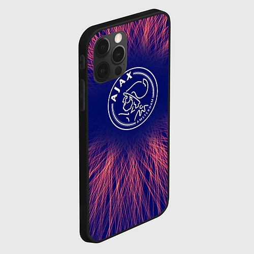 Чехол iPhone 12 Pro Max Ajax red energy / 3D-Черный – фото 2