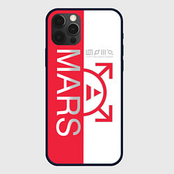 Чехол для iPhone 12 Pro Max 30 Seconds to Mars poster, цвет: 3D-черный