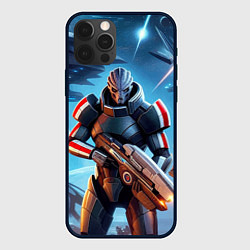 Чехол для iPhone 12 Pro Max Mass Effect - space fantasy, цвет: 3D-черный