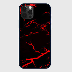 Чехол для iPhone 12 Pro Max BMW storm red color, цвет: 3D-черный