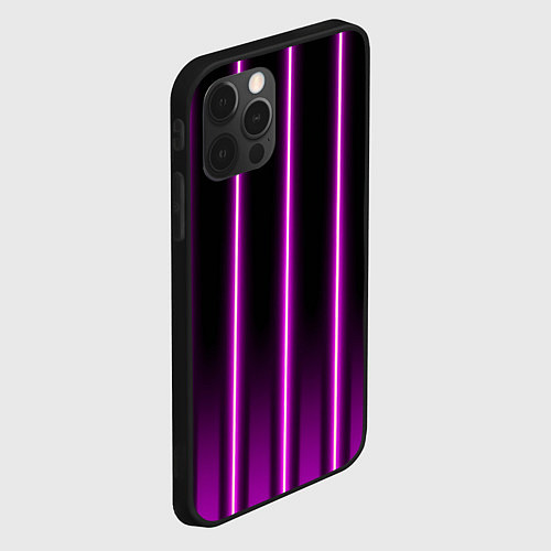 Чехол iPhone 12 Pro Max Свежий взгляд / 3D-Черный – фото 2