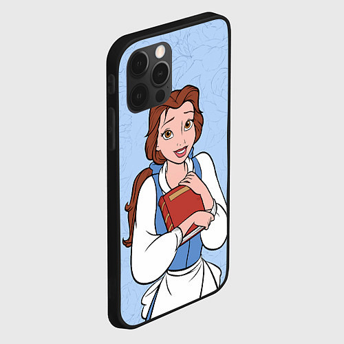 Чехол iPhone 12 Pro Max Beautiful Belle - big pictures / 3D-Черный – фото 2