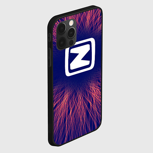 Чехол iPhone 12 Pro Max Zotye red energy / 3D-Черный – фото 2
