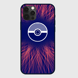 Чехол для iPhone 12 Pro Max Pokemon red energy, цвет: 3D-черный