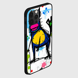 Чехол для iPhone 12 Pro Max Веселые зверята, цвет: 3D-черный — фото 2