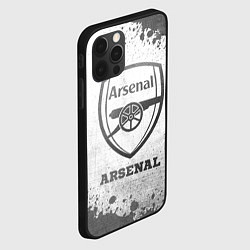 Чехол для iPhone 12 Pro Max Arsenal - white gradient, цвет: 3D-черный — фото 2