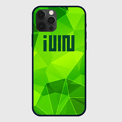 Чехол для iPhone 12 Pro Max Gidle green poly, цвет: 3D-черный