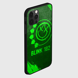 Чехол для iPhone 12 Pro Max Blink 182 - green gradient, цвет: 3D-черный — фото 2