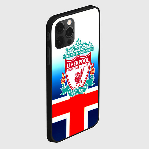 Чехол iPhone 12 Pro Max Liverpool Англия / 3D-Черный – фото 2
