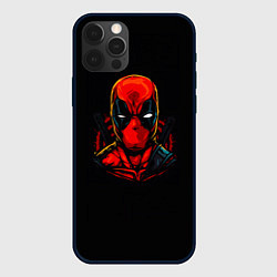 Чехол для iPhone 12 Pro Max Дэдпул злость, цвет: 3D-черный