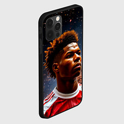 Чехол для iPhone 12 Pro Max Маркус Рашфорд и космос, цвет: 3D-черный — фото 2