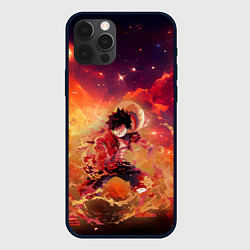 Чехол для iPhone 12 Pro Max Fire Luffy - One Piece, цвет: 3D-черный