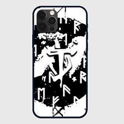 Чехол для iPhone 12 Pro Max Doom символы краски, цвет: 3D-черный