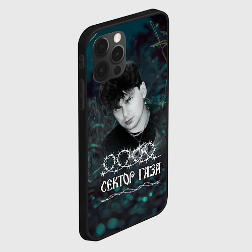 Чехол iPhone 12 Pro Max Сектор газа ночной фон / 3D-Черный – фото 2