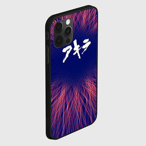 Чехол iPhone 12 Pro Max Akira red energy / 3D-Черный – фото 2
