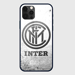 Чехол для iPhone 12 Pro Max Inter - white gradient, цвет: 3D-черный