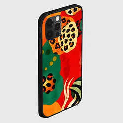 Чехол для iPhone 12 Pro Max Анималистичный африканский паттерн, цвет: 3D-черный — фото 2