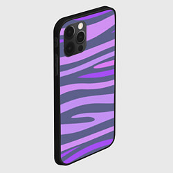 Чехол для iPhone 12 Pro Max Лавандовые волны, цвет: 3D-черный — фото 2