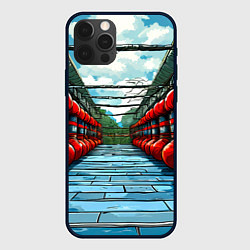 Чехол для iPhone 12 Pro Max Зал Муай Тай, цвет: 3D-черный
