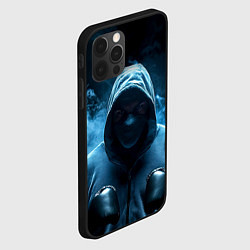 Чехол для iPhone 12 Pro Max Боксер в дыму, цвет: 3D-черный — фото 2