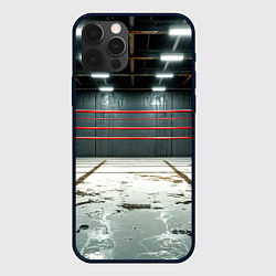 Чехол для iPhone 12 Pro Max Красный ринг, цвет: 3D-черный