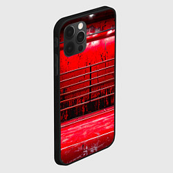 Чехол для iPhone 12 Pro Max Красный ринг, цвет: 3D-черный — фото 2