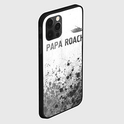 Чехол для iPhone 12 Pro Max Papa Roach - white gradient посередине, цвет: 3D-черный — фото 2