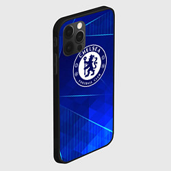 Чехол для iPhone 12 Pro Max Chelsea blue poly, цвет: 3D-черный — фото 2