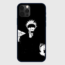 Чехол для iPhone 12 Pro Max Сатору годжо битва, цвет: 3D-черный