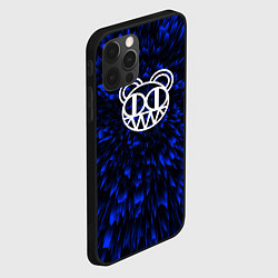 Чехол для iPhone 12 Pro Max Radiohead blue energy, цвет: 3D-черный — фото 2