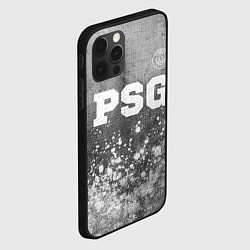 Чехол для iPhone 12 Pro Max PSG - grey gradient посередине, цвет: 3D-черный — фото 2