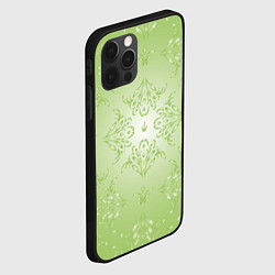 Чехол для iPhone 12 Pro Max Узорный градиентный паттерн, цвет: 3D-черный — фото 2