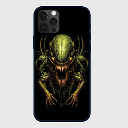Чехол для iPhone 12 Pro Max Пришелец - ящер, цвет: 3D-черный